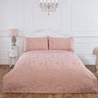 Paisley Blush Luxury Jacquard Duvet Set
