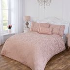 Paisley Blush Luxury Jacquard Duvet Set