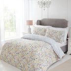 Spring Flowers Reversible Printed Duvet Set