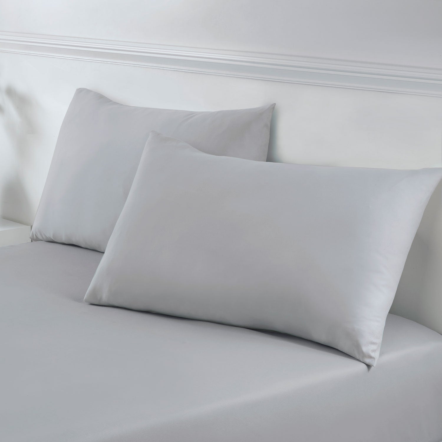 Grey Super Soft Easycare Housewife Pillowcases (Pair)