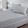 Grey Super Soft Easycare Standard (25cm) Fitted Sheet