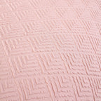 Verve Blush 3D Chevron Super Soft Duvet Set