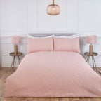 Verve Blush 3D Chevron Super Soft Duvet Set