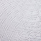 Verve White 3D Chevron Super Soft Duvet Set