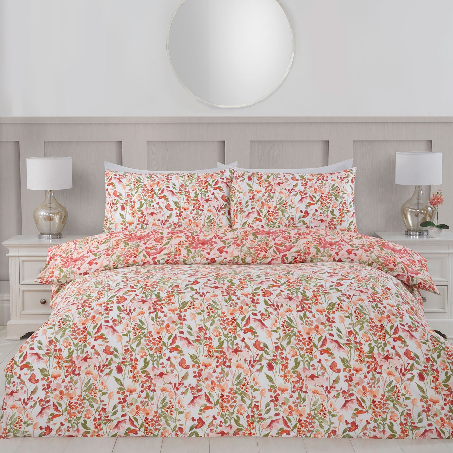 Wildflower Pink Reversible Duvet Set