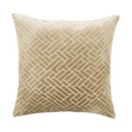 Adeline Natural Cut Velvet Large Cushion (55cm x 55cm)