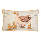 Little Ducklings Printed Canvas Cushion (30cm x 50cm)