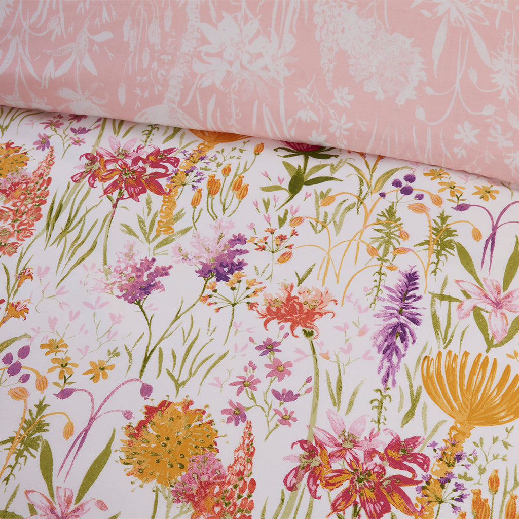 Lily Multi Floral Print Duvet Set