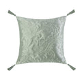 Paisley Soft Green Jacquard Square Cushion (45cm x 45cm)