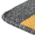 Jersey Contrast Yellow Stripe 2 Piece Bath Mat Set