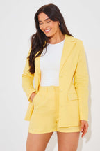 Linen Look Co-Ord Shorts