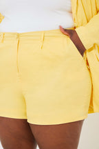 Linen Look Co-Ord Shorts