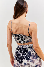Printed Corsage Co-Ord Skirt