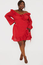 Bardot Broderie Anglaise Mini Dress