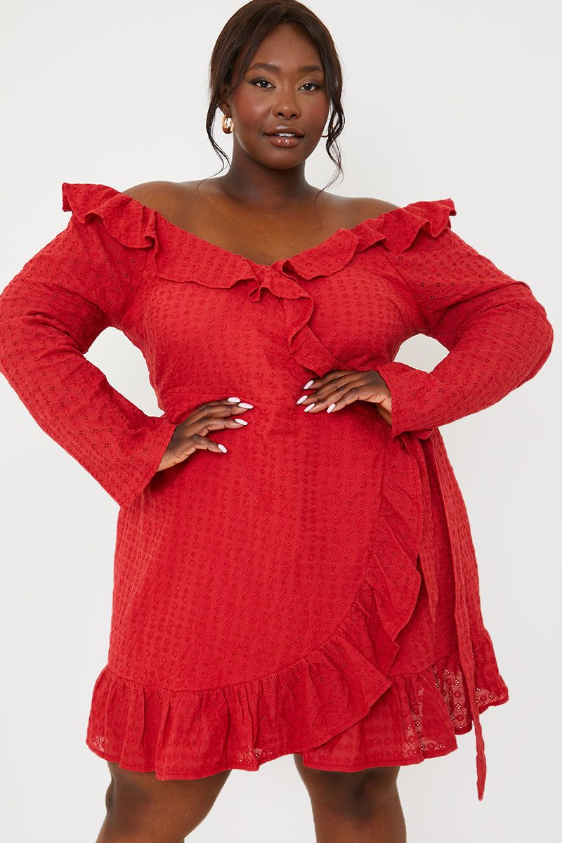 Bardot Broderie Anglaise Mini Dress