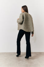 Heart Quilted Lightweight Jacket