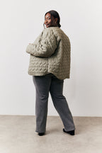 Heart Quilted Lightweight Jacket
