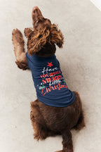Dog Slogan Print Pyjama