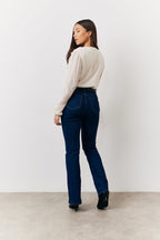 Cream Button Front Frill Bodysuit