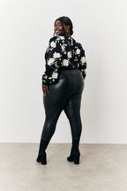 Floral Wrap Bodysuit
