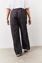 Brown Leopard Print Trousers