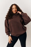 Brown Oversized Hoodie