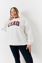 Off White Ciao Slogan Sweatshirt