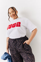 White 1982 Slogan T-Shirt