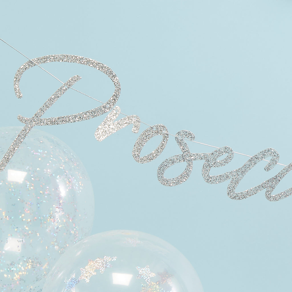 Iridescent Prosecco Ho Ho Bunting - Jolly Vibes