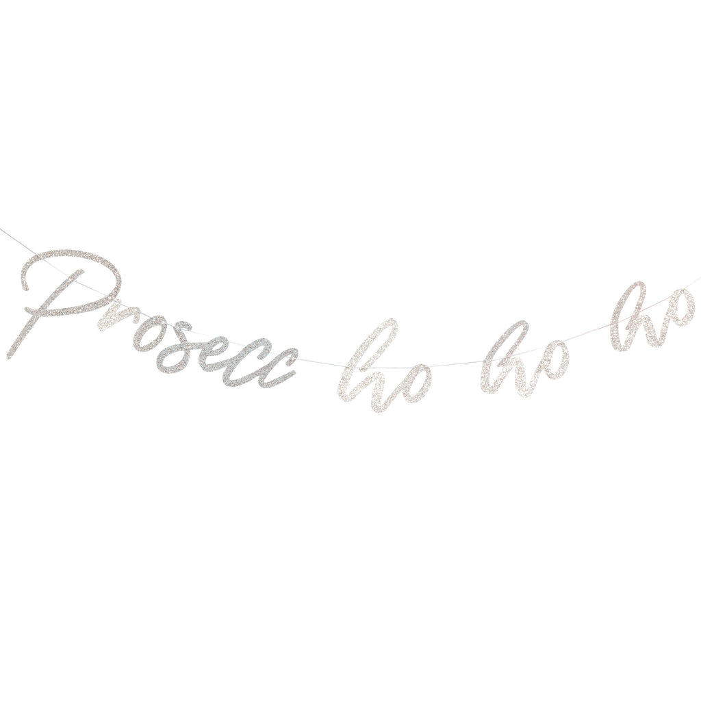 Iridescent Prosecco Ho Ho Bunting - Jolly Vibes