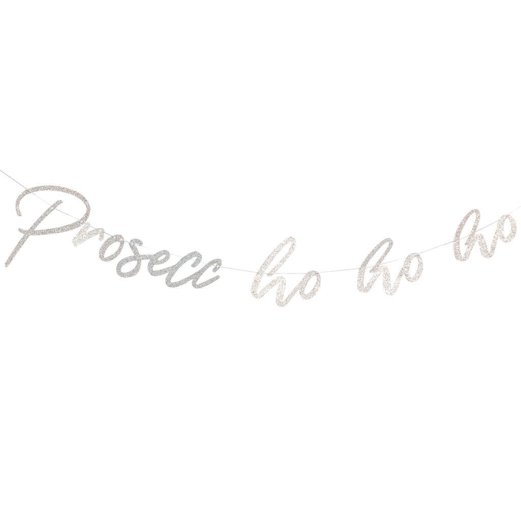 Iridescent Prosecco Ho Ho Bunting - Jolly Vibes- 10 Inner Pack