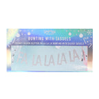 Silver Glitter Fa La La La La Bunting - Jolly Vibes