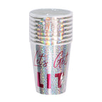 Holographic Lets Get Lit Paper Cups - Jolly Vibes- 10 Inner Pack