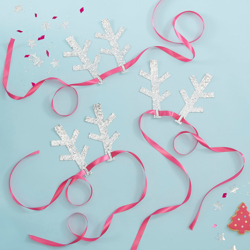 Glitter Antlers Headbands - Jolly Good Vibes