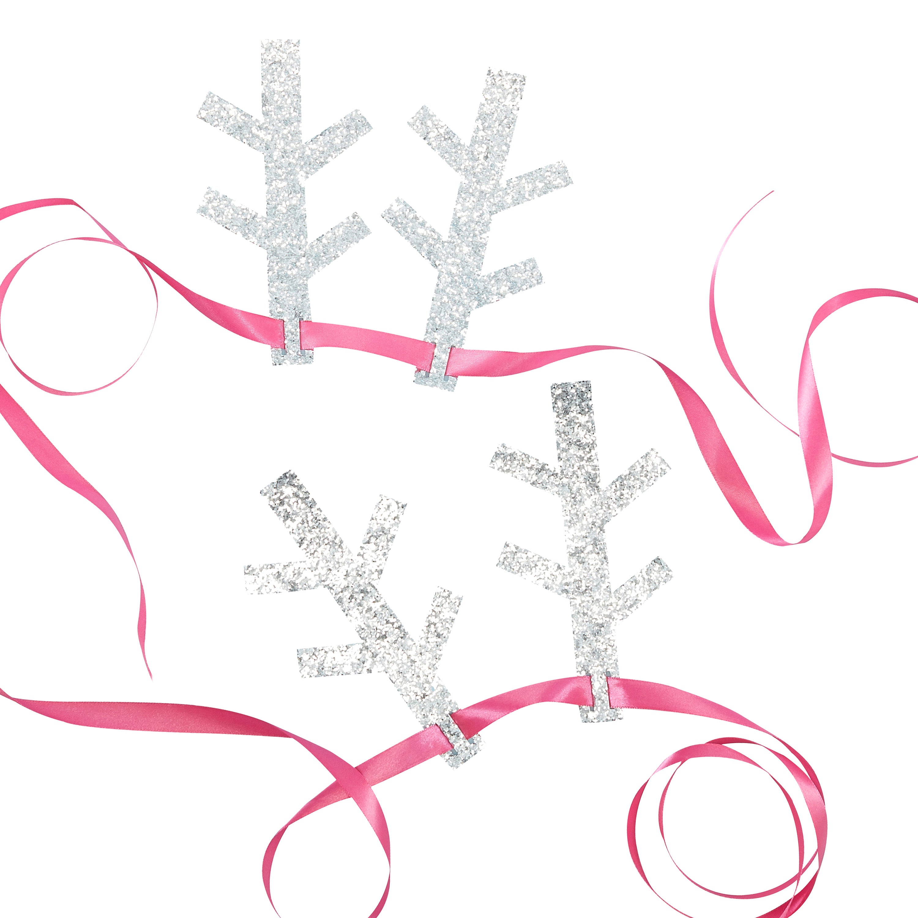 Glitter Antlers Headbands - Jolly Good Vibes- 10 Inner Pack