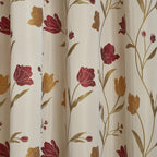 Juliette Natural Jacquard Pencil Pleat Curtains