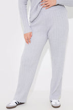 Rib Knitted Co Ord Trouser