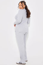 Rib Knitted Co Ord Trouser