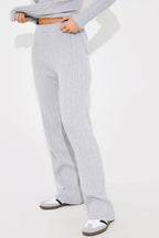 Rib Knitted Co Ord Trouser