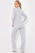 Rib Knitted Co Ord Trouser