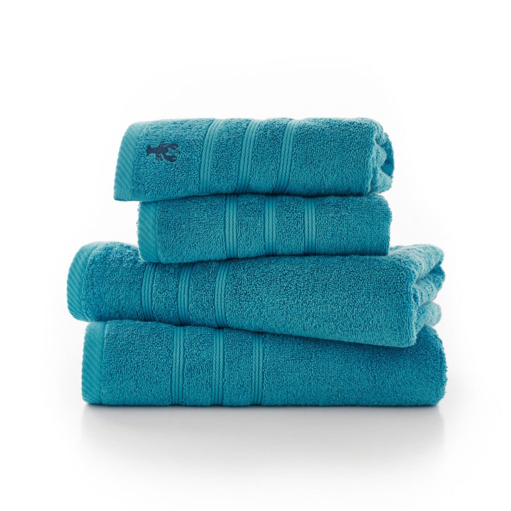 Lobster Creek Turquoise Kaleidoscope Towels