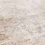 Kuza Border Beige Rug