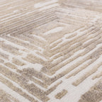 Kuza Portrait Beige Rug
