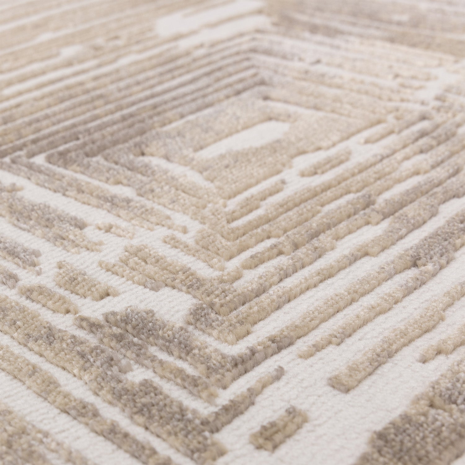 Kuza Portrait Beige Rug