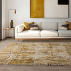 Kuza Portrait Gold Rug