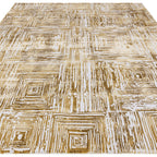 Kuza Portrait Gold Rug