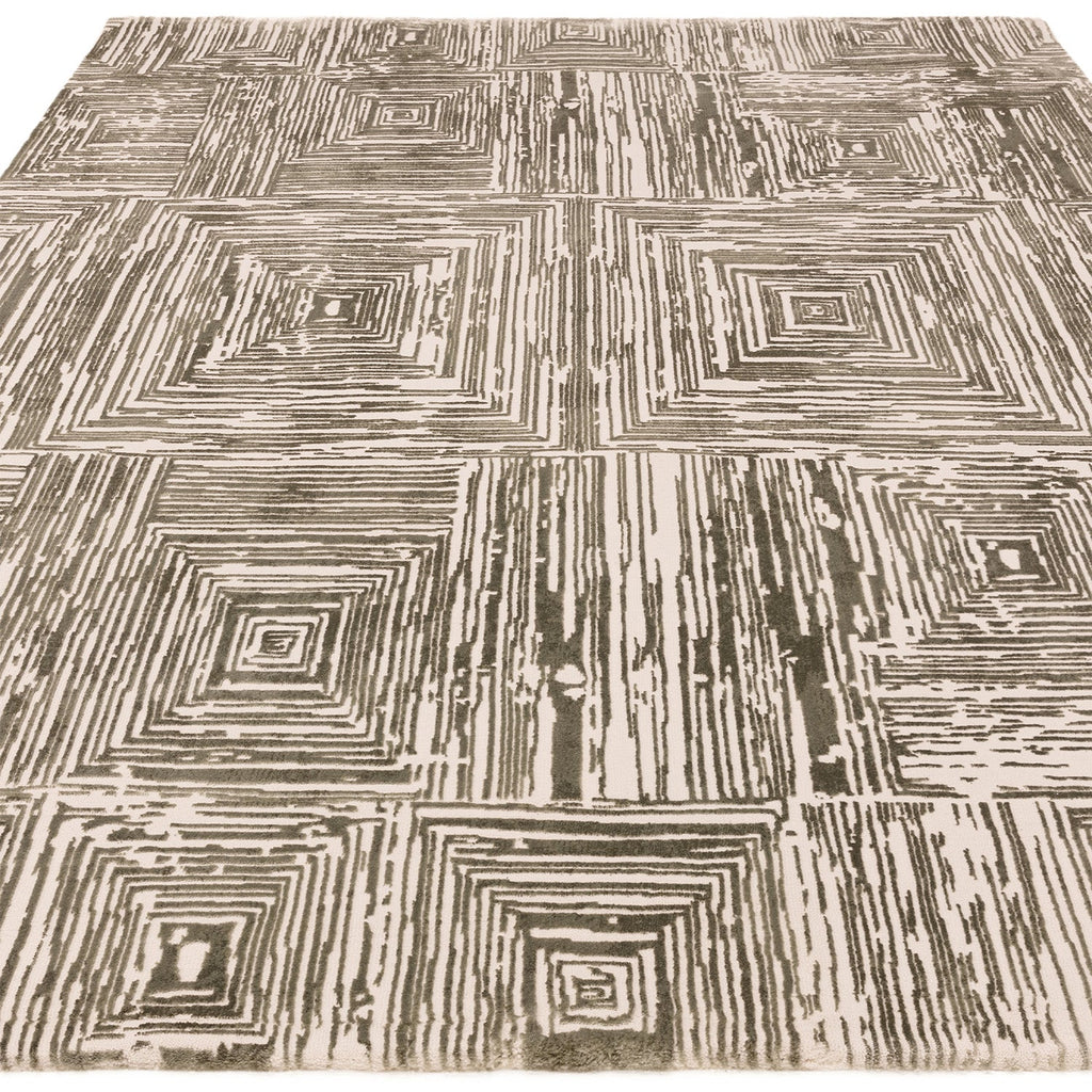 Kuza Portrait Khaki Rug
