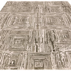Kuza Portrait Khaki Rug
