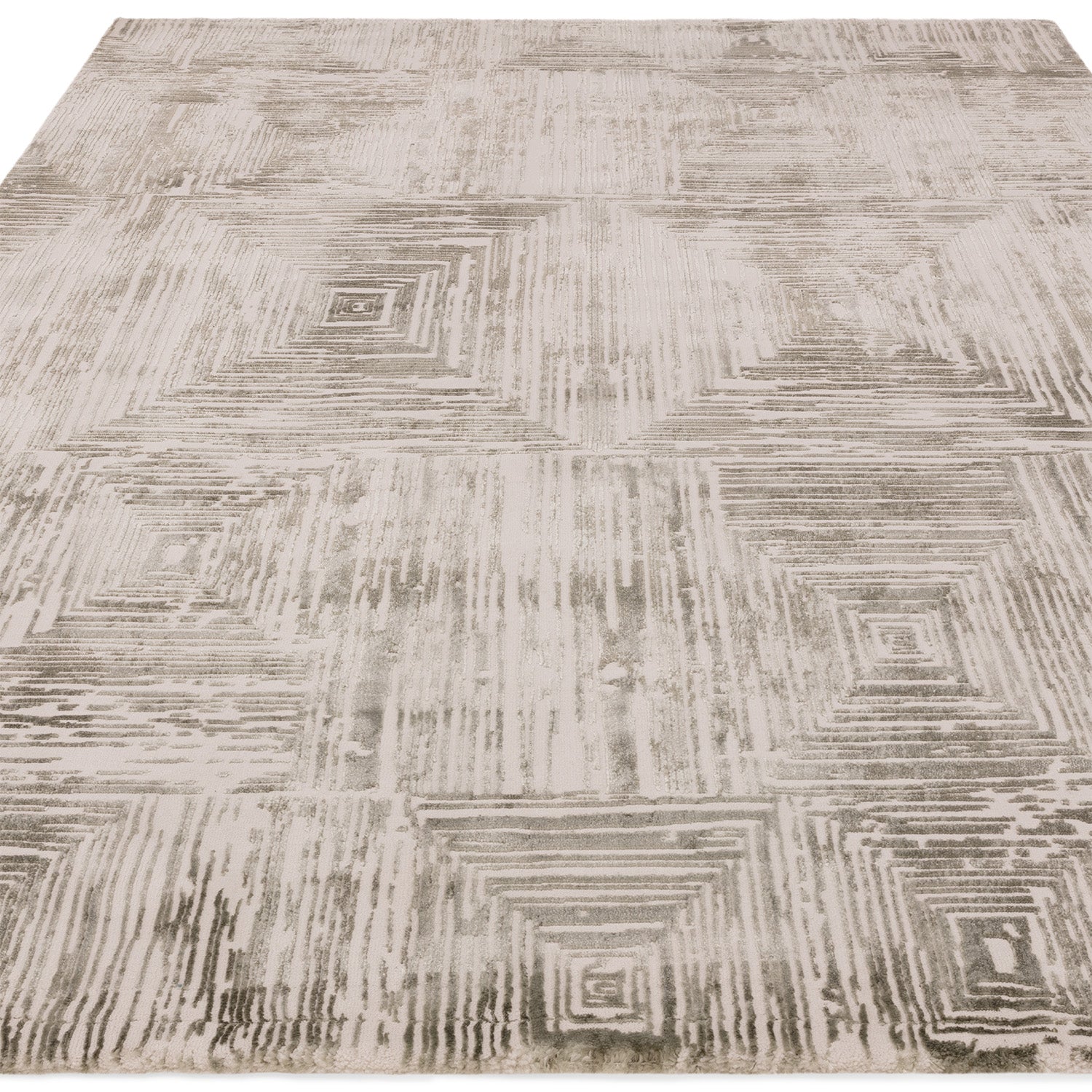 Kuza Portrait Khaki Rug