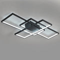 Semi-Flush LED Ceiling Light Stacked Rectangles